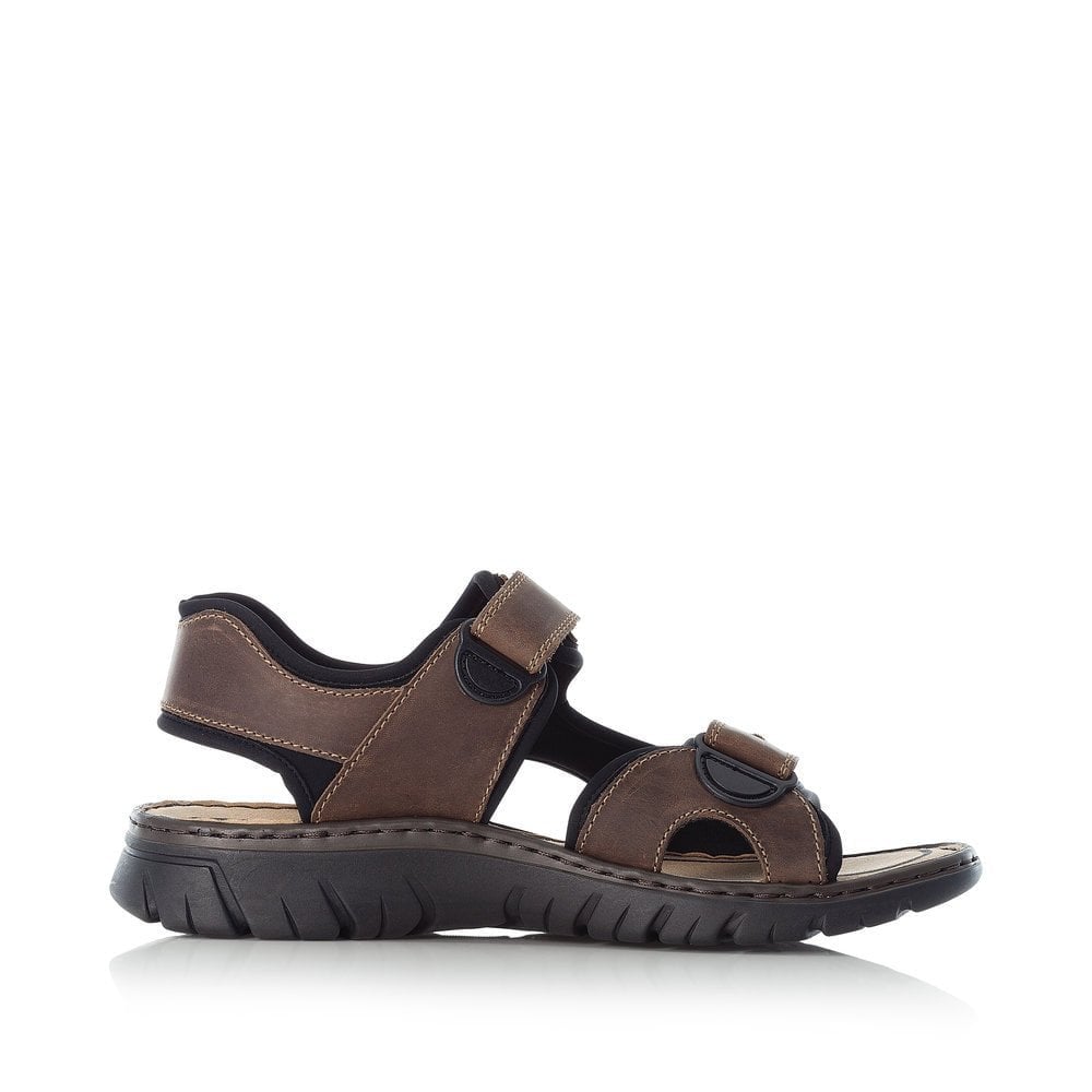 Rieker Adjustable Walking Sandals - Brown - image 004 |ww_colour=brown|ww_order=004|