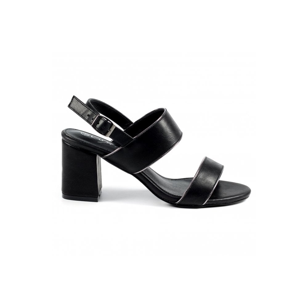 Lunar ALDORA Block Heeled Sandal - Black - image 002 |ww_colour=black|ww_order=002|