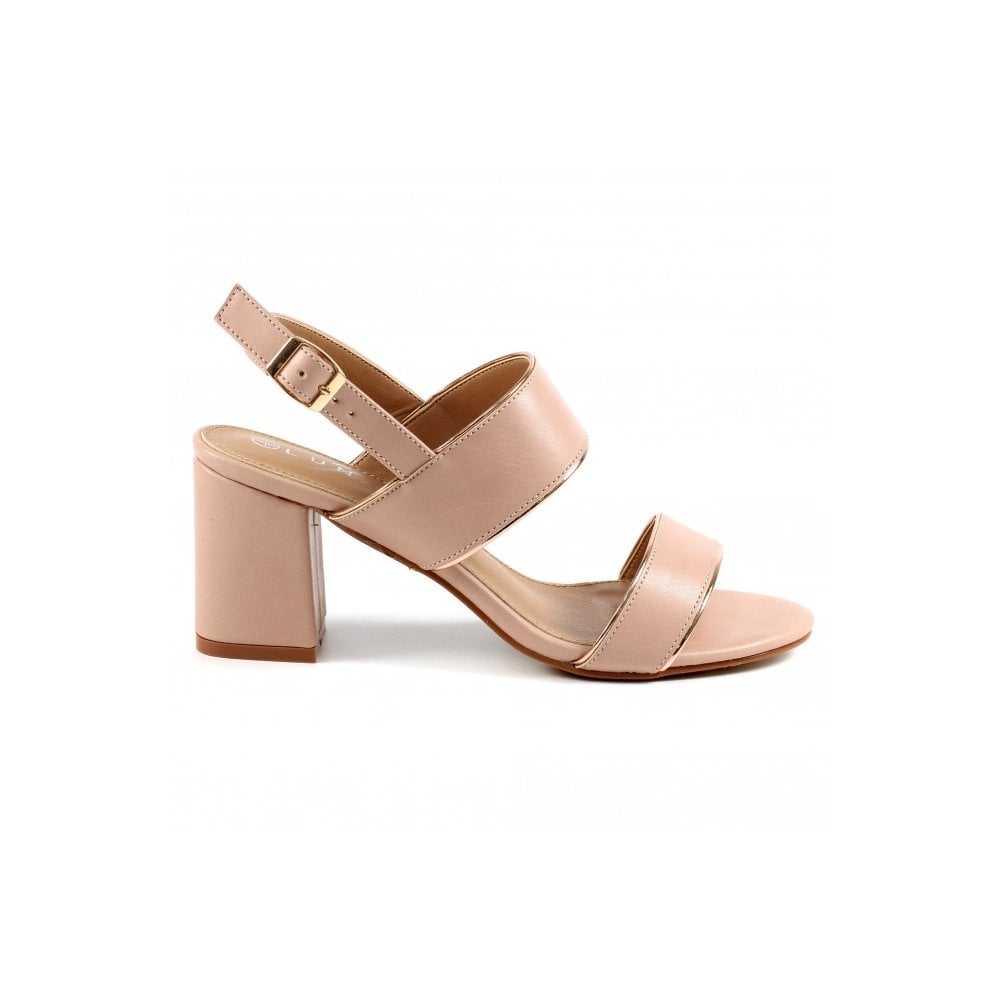 Lunar ALDORA Block Heeled Sandal - Pink - image 002 |ww_colour=pink|ww_order=002|