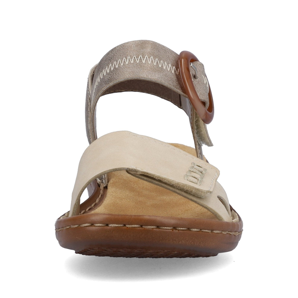 Rieker Sandal with hook and loop fastening - Beige - image 005 |ww_colour=beige|ww_order=005|