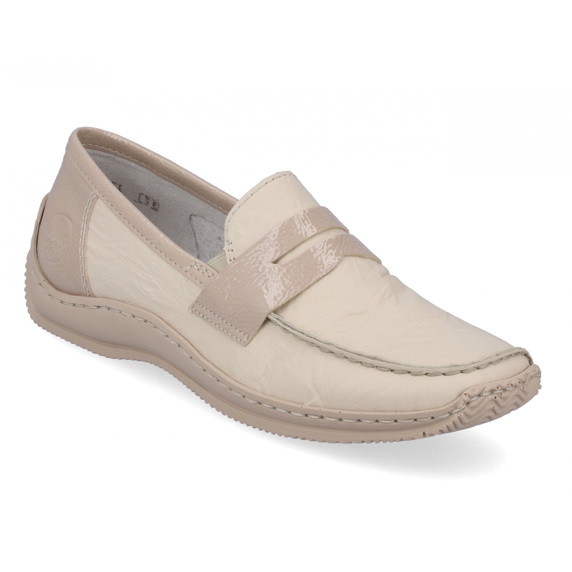 Rieker Slip On Shoe - Beige - image 001 |ww_colour=beige|ww_order=001|