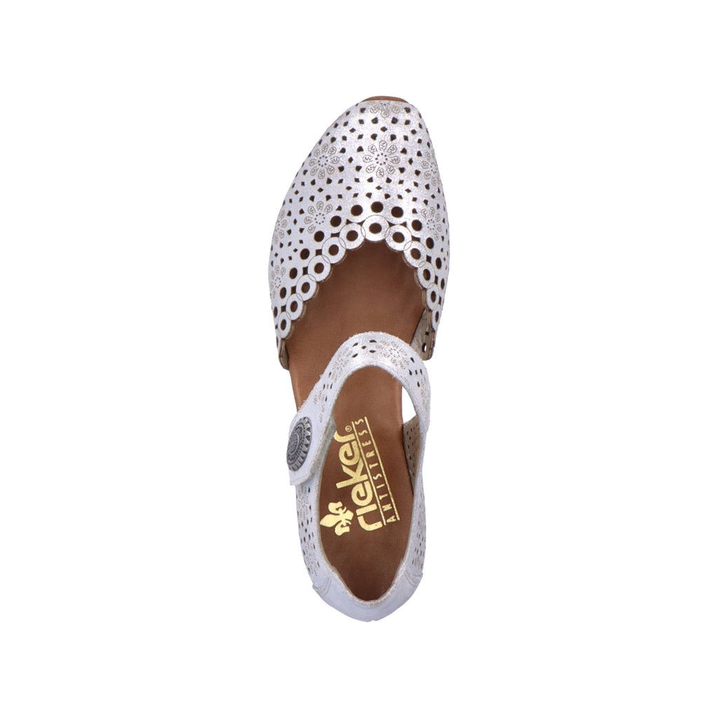 Rieker 43753 Heeled Summer Shoe - silver/platinum - image 007 |ww_colour=silver-platinum|ww_order=007|