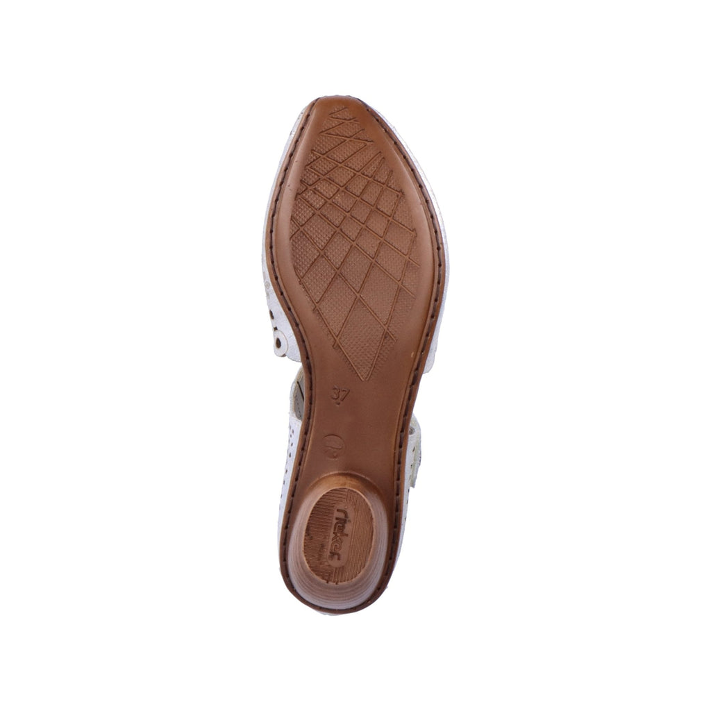 Rieker 43753 Heeled Summer Shoe - silver/platinum - image 008 |ww_colour=silver-platinum|ww_order=008|