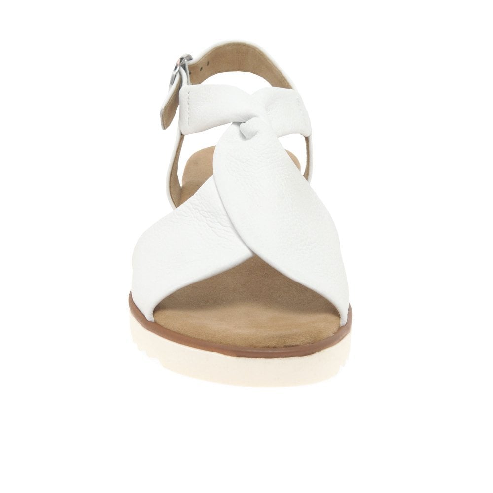Gabor Rich Low Wedge Sandal - White - image 004 |ww_colour=white|ww_order=004|