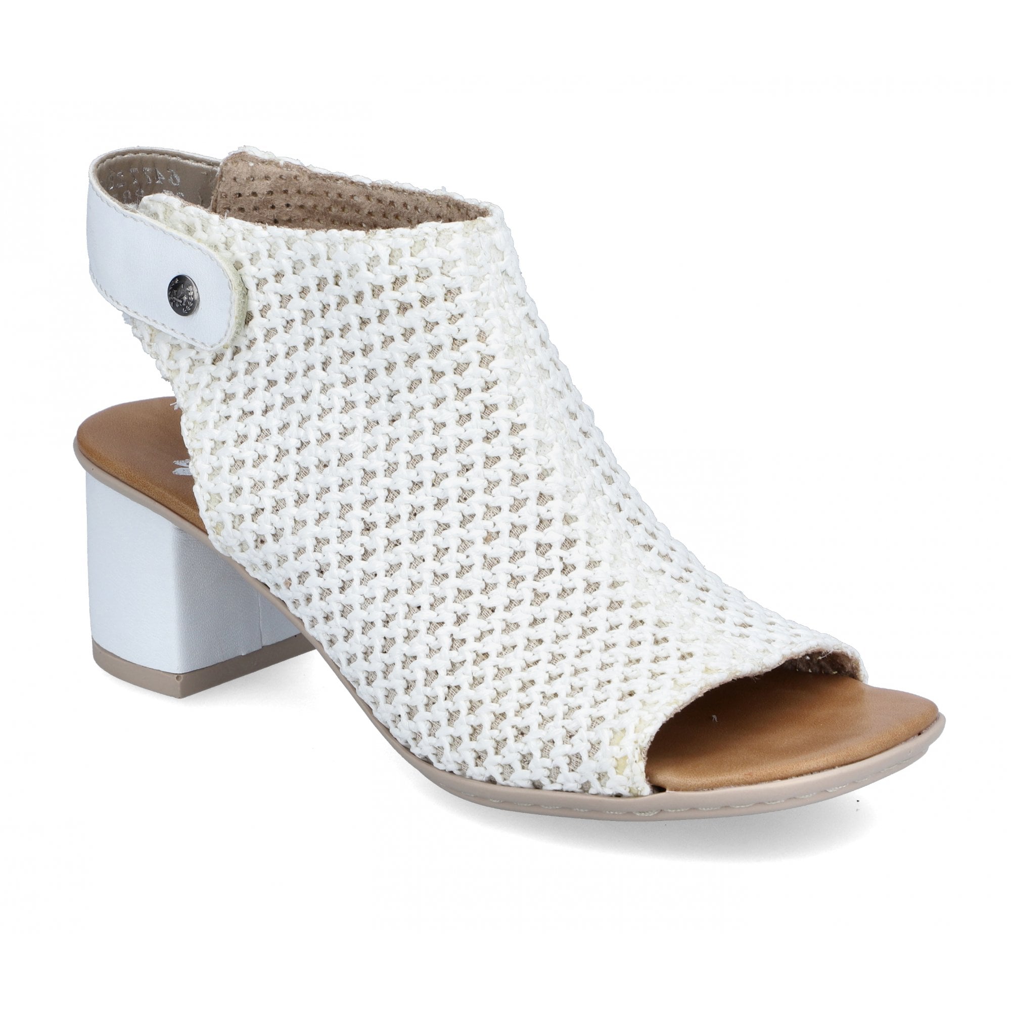 Rieker Block Heeled Sandal Boot - White - image 001 |ww_colour=white|ww_order=001|