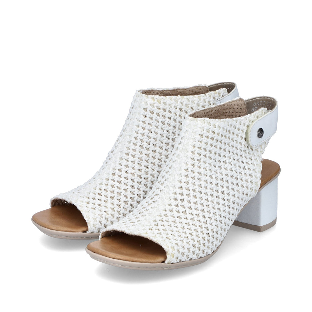 Rieker Block Heeled Sandal Boot - White - image 009 |ww_colour=white|ww_order=009|