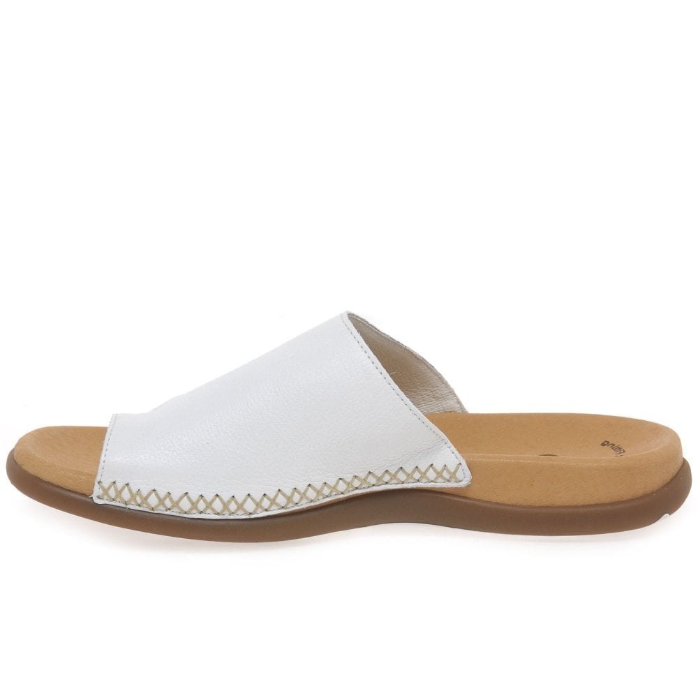 Gabor Lanzarote Mule Style Sandal - White - image 004 |ww_colour=white|ww_order=004|