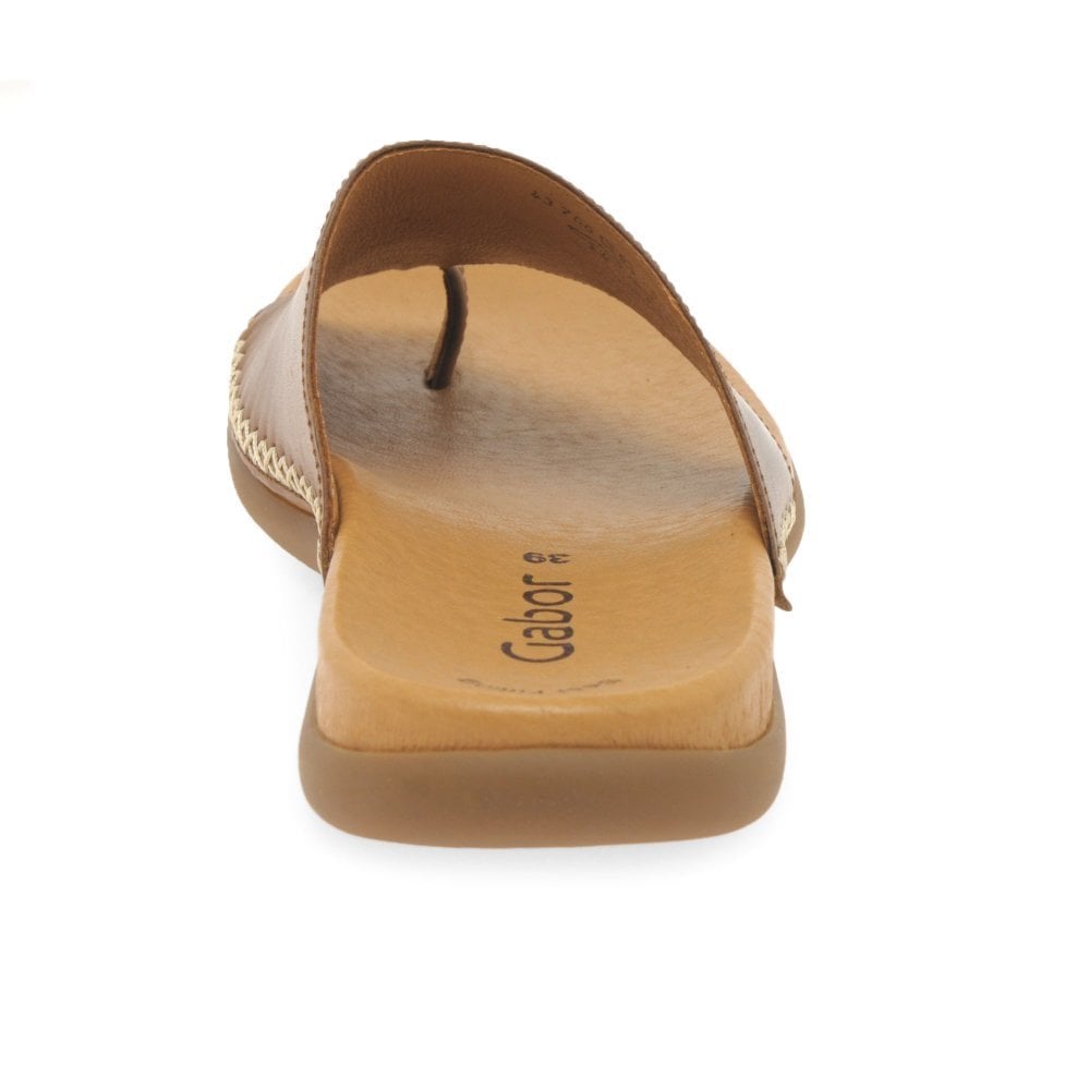 Gabor Lanzarote Mule Style Sandal - Peanut - image 003 |ww_colour=peanut|ww_order=003|
