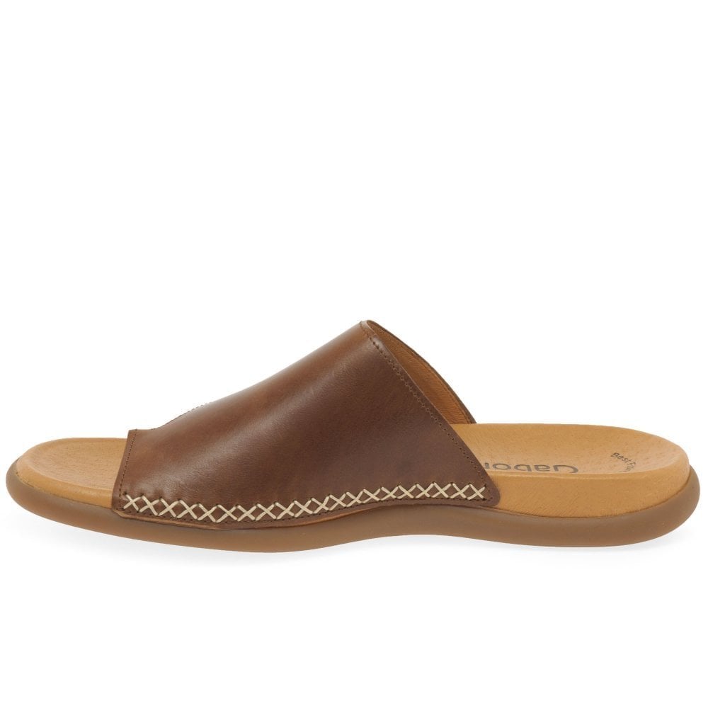 Gabor Lanzarote Mule Style Sandal - Peanut - image 004 |ww_colour=peanut|ww_order=004|