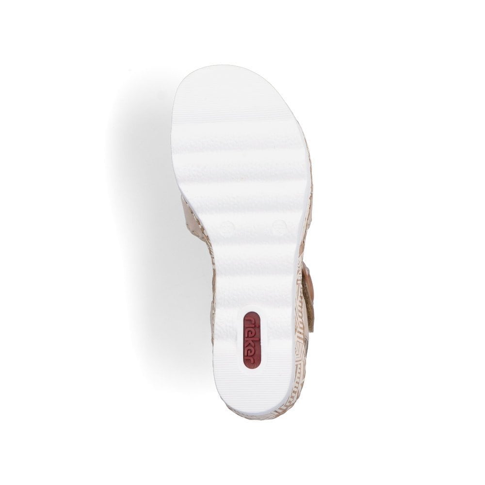 Rieker 67173 Wedge Sandal - Beige - image 008 |ww_colour=beige|ww_order=008|