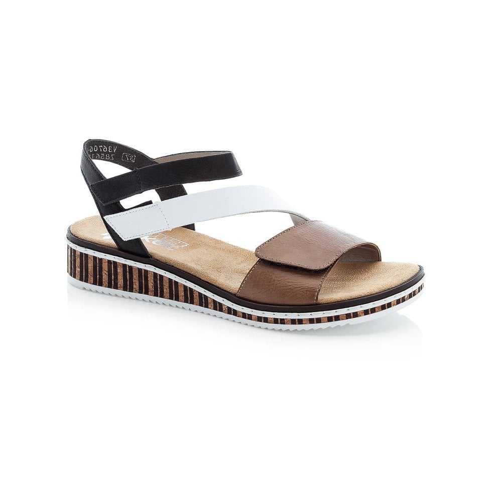 Rieker Touch Strap Sandal - Beige Combi - image 001 |ww_colour=beige-combi|ww_order=001|