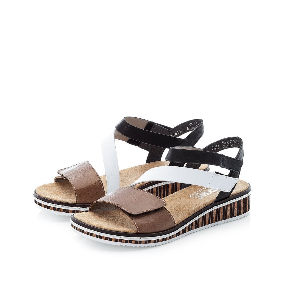 Rieker Touch Strap Sandal - Beige Combi - image 002 |ww_colour=beige-combi|ww_order=002|