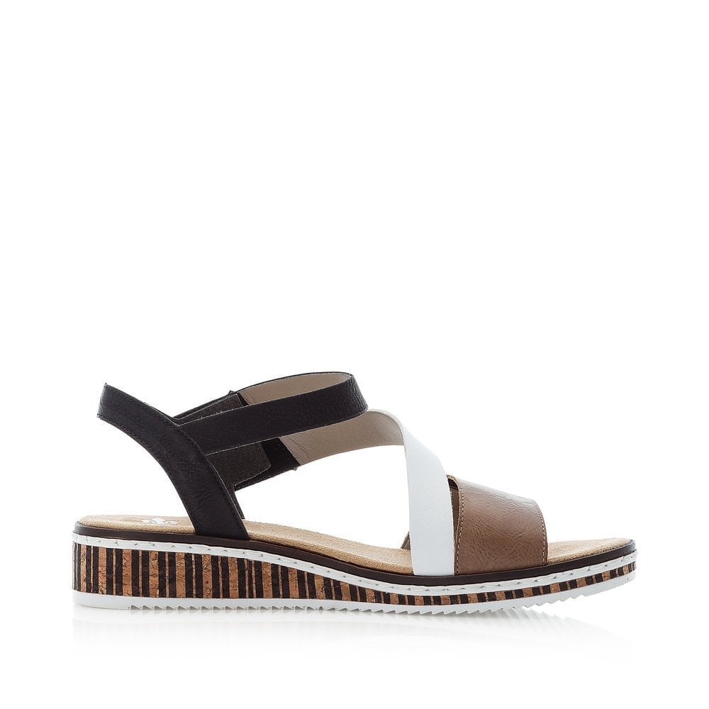Rieker Touch Strap Sandal - Beige Combi - image 003 |ww_colour=beige-combi|ww_order=003|