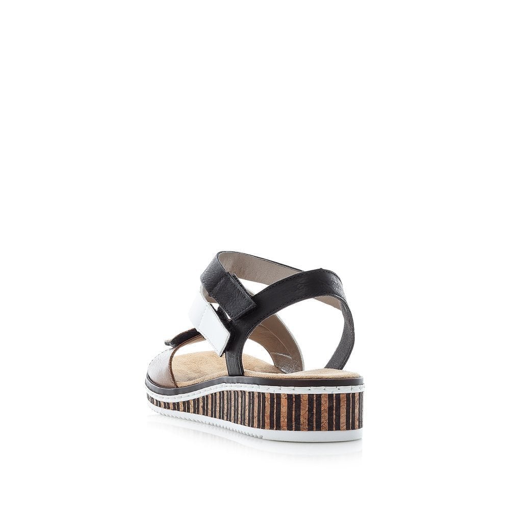 Rieker Touch Strap Sandal - Beige Combi - image 004 |ww_colour=beige-combi|ww_order=004|