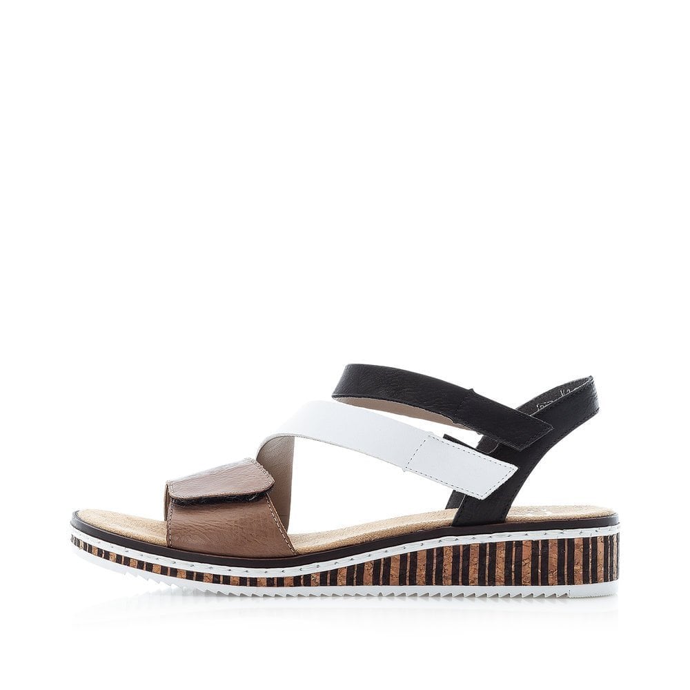Rieker Touch Strap Sandal - Beige Combi - image 005 |ww_colour=beige-combi|ww_order=005|