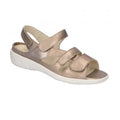 Waldlaufer Kara Touch Strap Wide Fit Sandal - Gold - image 001 |ww_colour=gold|ww_order=001|