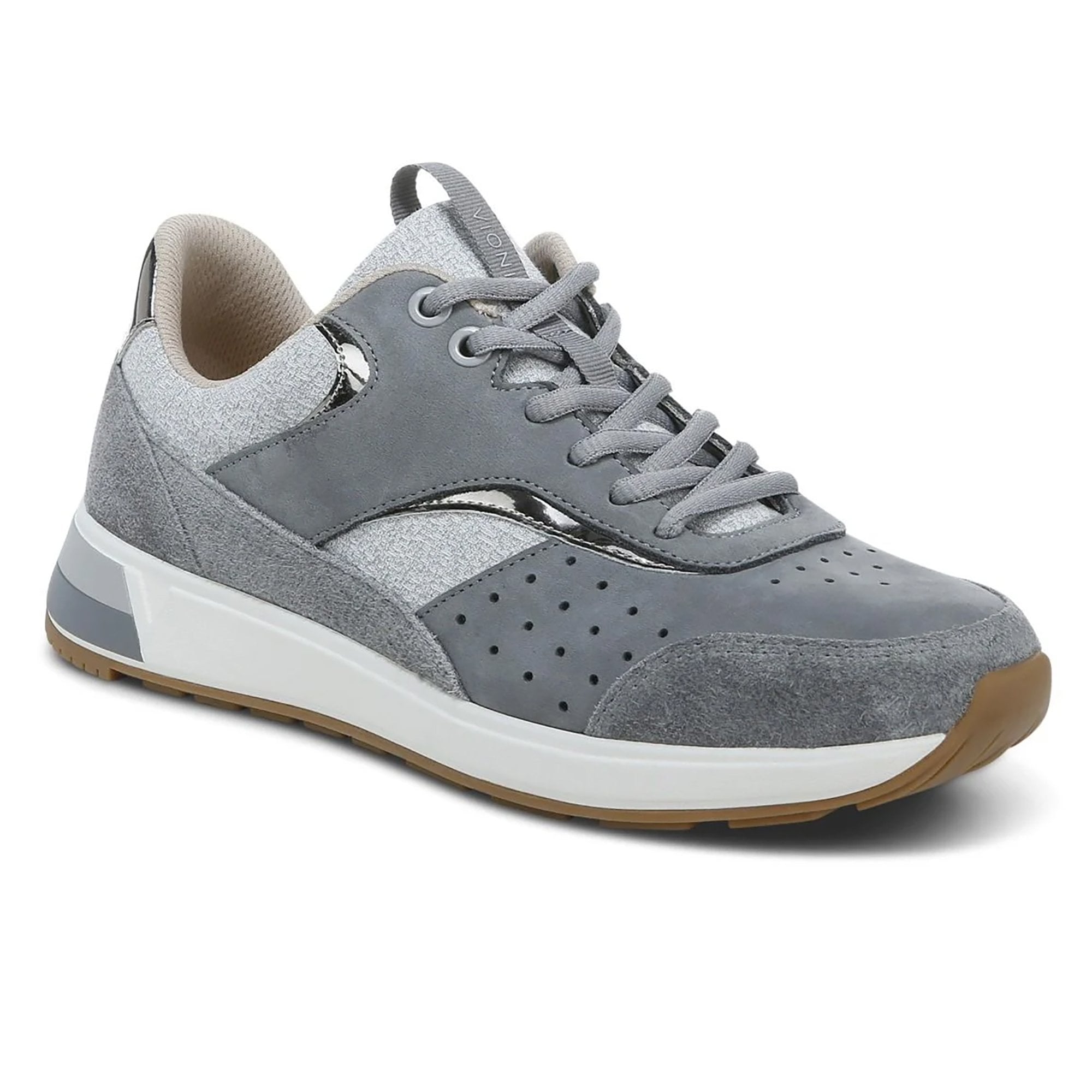 Vionic Nova Lace-up Trainer - Charcoal - image 001 |ww_colour=charcoal|ww_order=001|
