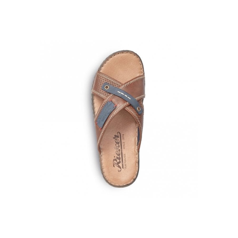 Rieker Men's Slip-on Sandals - Brown - image 004 |ww_colour=brown|ww_order=004|