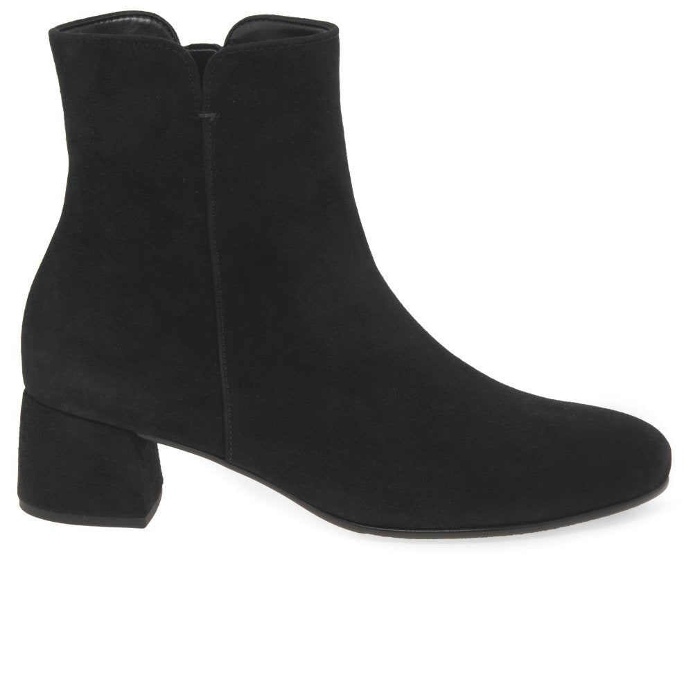 Gabor 8036.01.002 Abbey Suede Black Ankle Boot