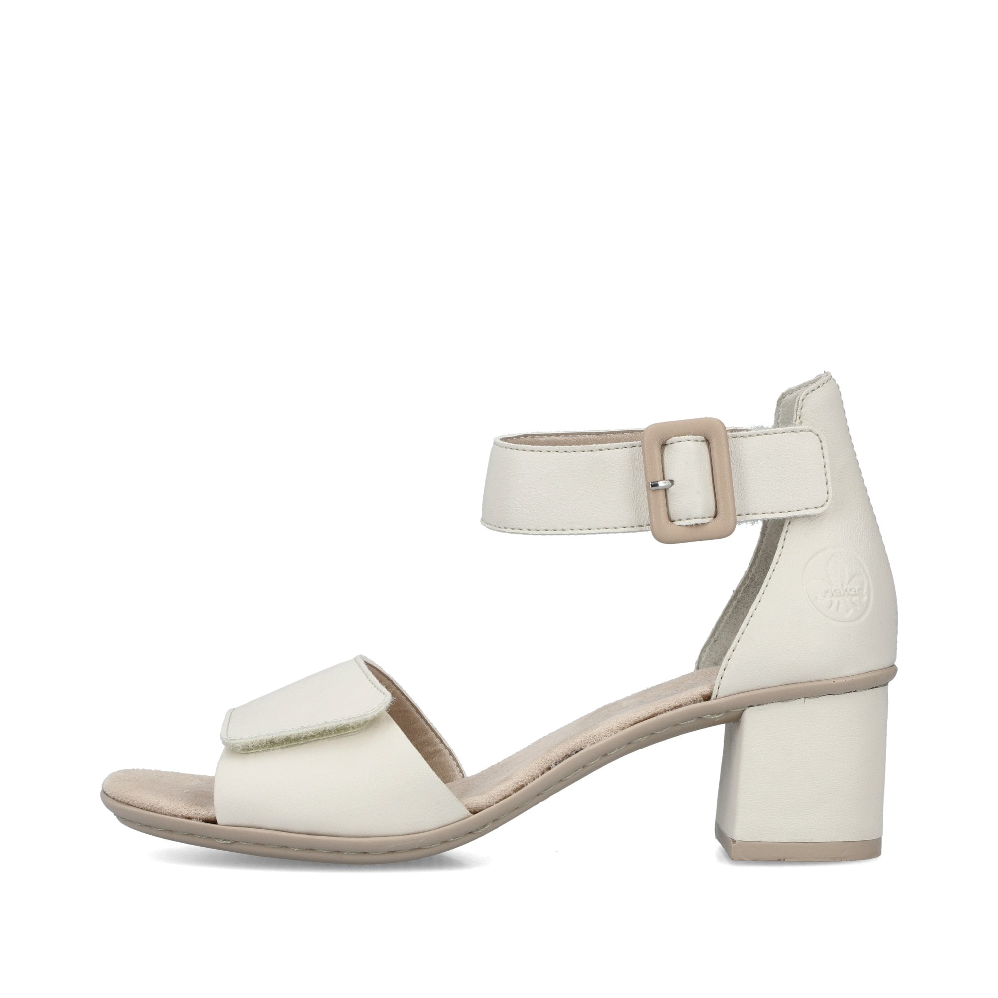 Rieker 64750 Block Heeled Sandal - Beige - image 008 |ww_colour=beige|ww_order=008|