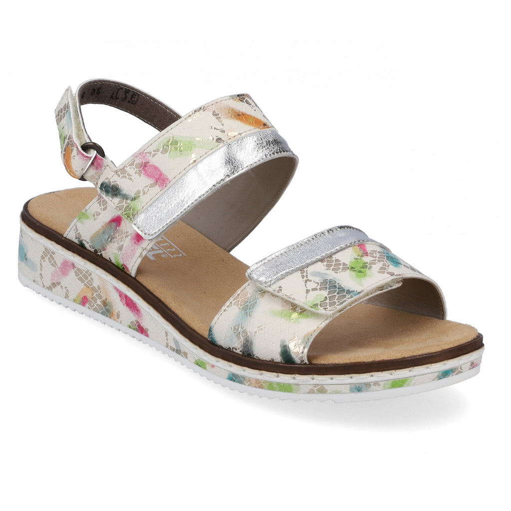 Rieker Adjustable Hook & Loop Fastening Sandals - Multi - image 001 |ww_colour=multi|ww_order=001|