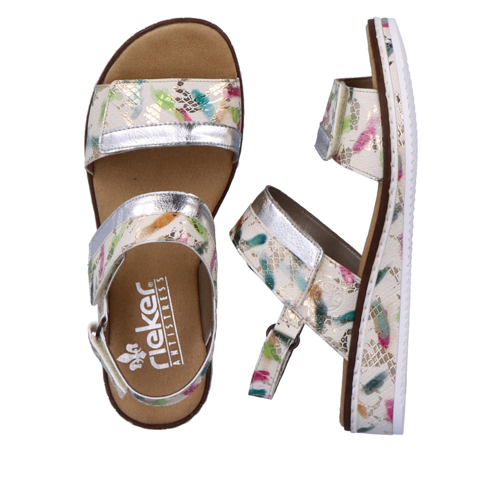 Rieker Adjustable Hook & Loop Fastening Sandals - Multi - image 002 |ww_colour=multi|ww_order=002|