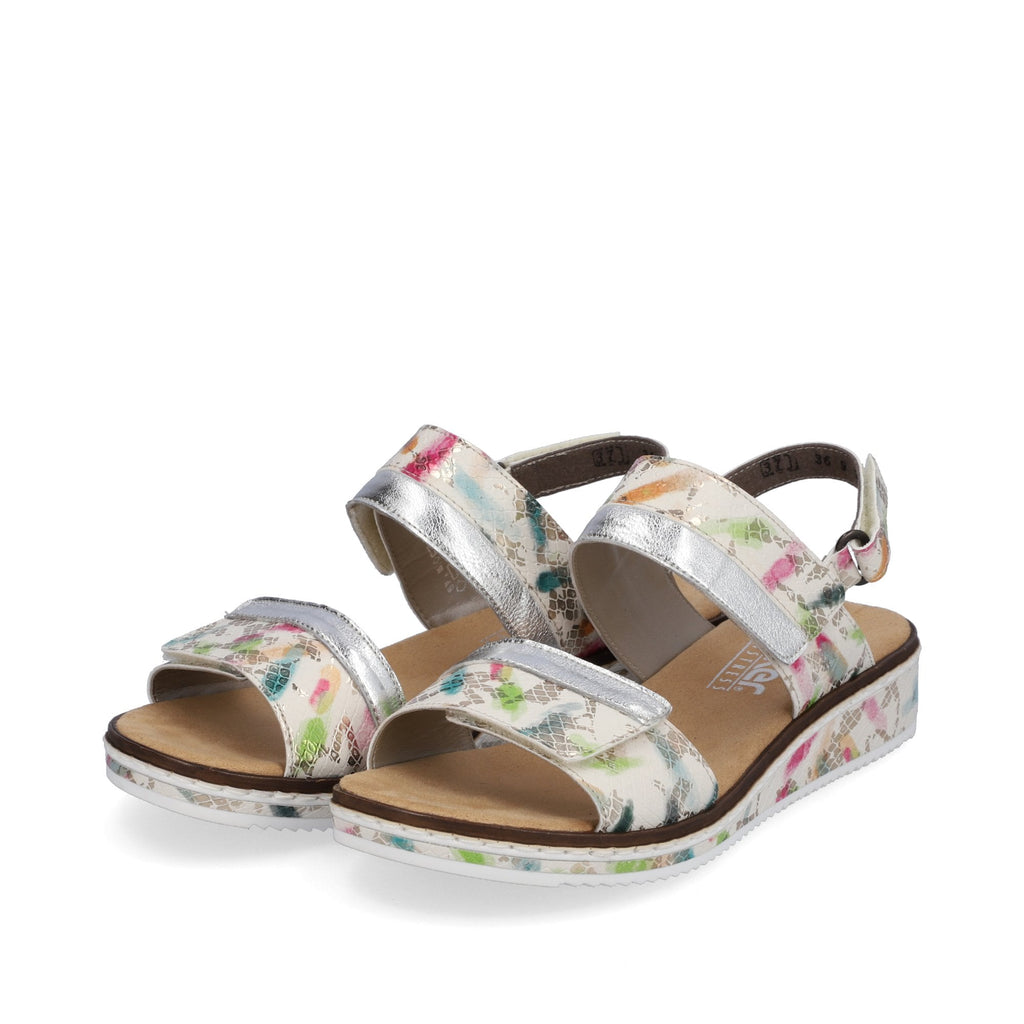 Rieker Adjustable Hook & Loop Fastening Sandals - Multi - image 003 |ww_colour=multi|ww_order=003|