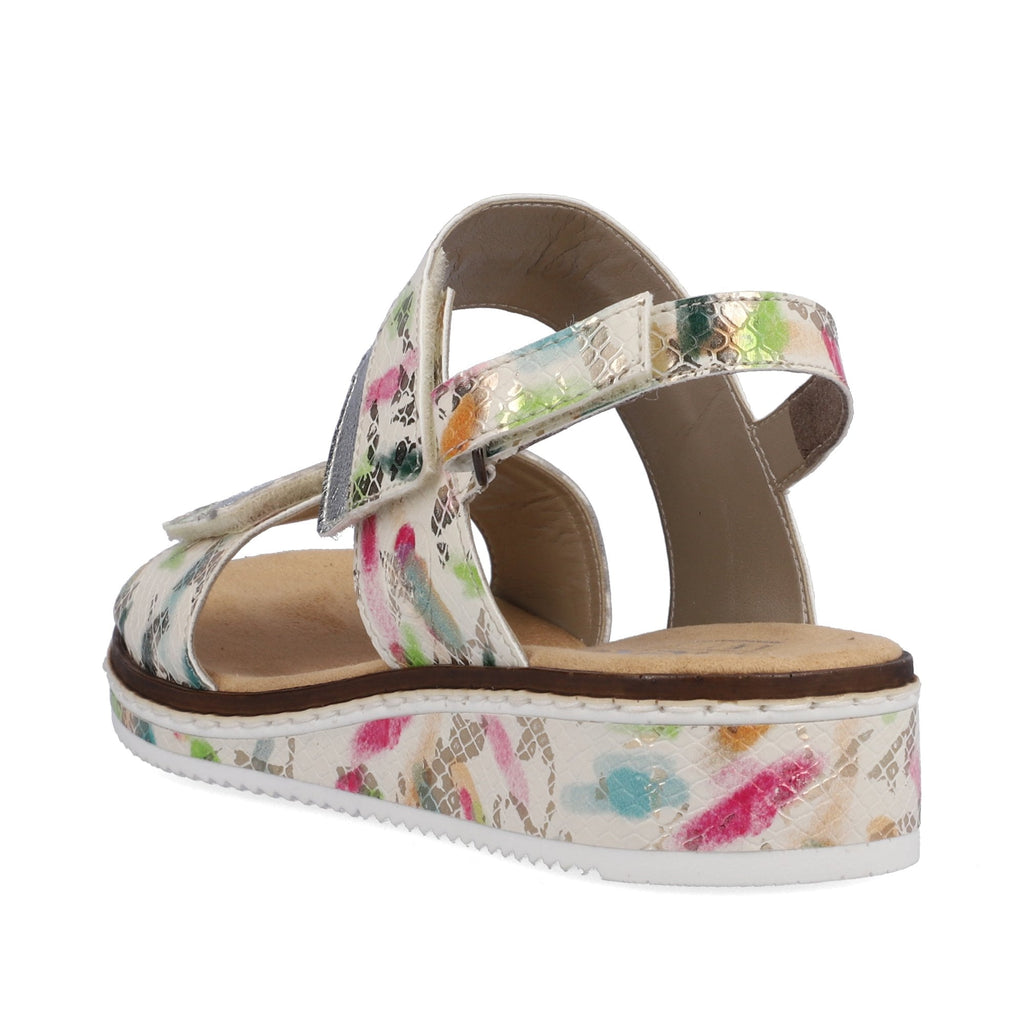 Rieker Adjustable Hook & Loop Fastening Sandals - Multi - image 008 |ww_colour=multi|ww_order=008|