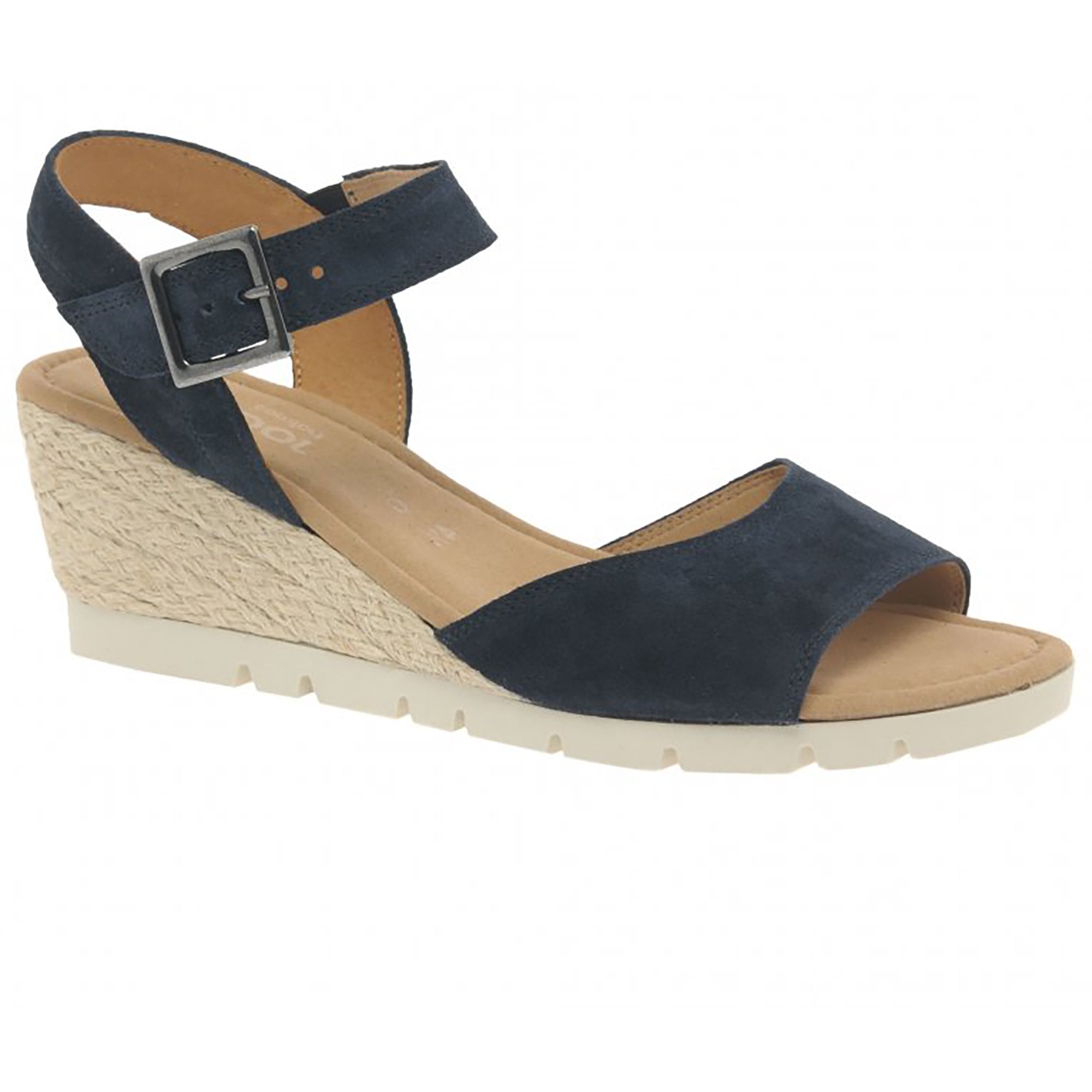 Gabor Nieve Wedge Heel Sandal - Marine - image 001 |ww_colour=marine|ww_order=001|