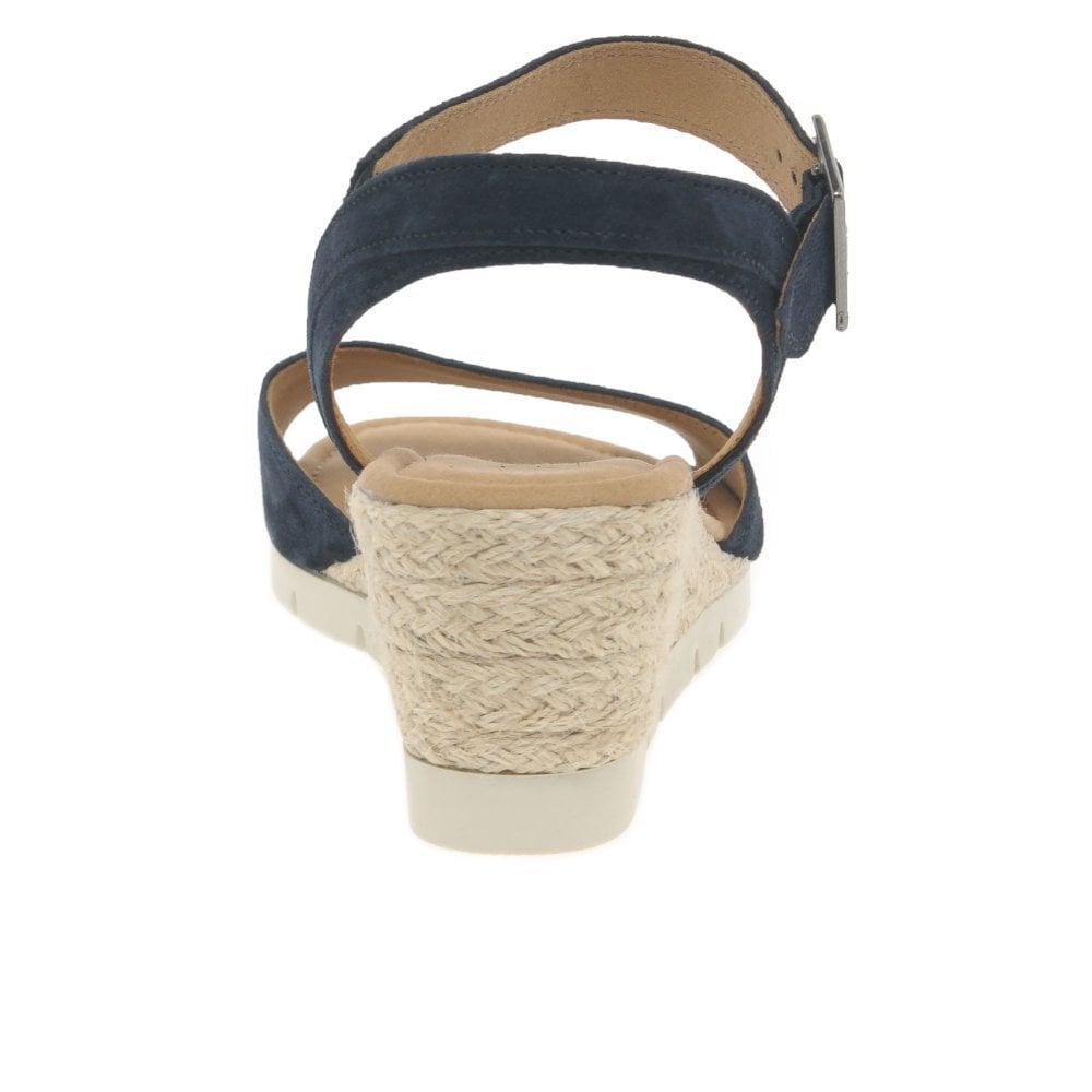 Gabor Nieve Wedge Heel Sandal - Marine - image 002 |ww_colour=marine|ww_order=002|