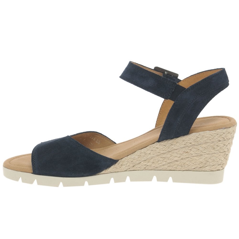Gabor Nieve Wedge Heel Sandal - Marine - image 003 |ww_colour=marine|ww_order=003|