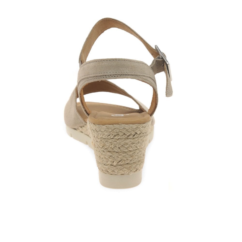 Gabor Nieve Wedge Heel Sandal - Silk Suede - image 004 |ww_colour=silk-suede|ww_order=004|