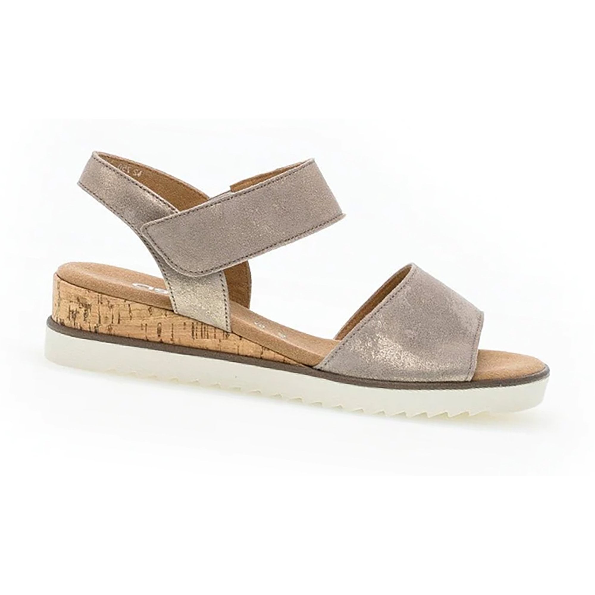 Gabor Raynor Low Wedge Sandal - Muschel - image 001 |ww_colour=muschel|ww_order=001|