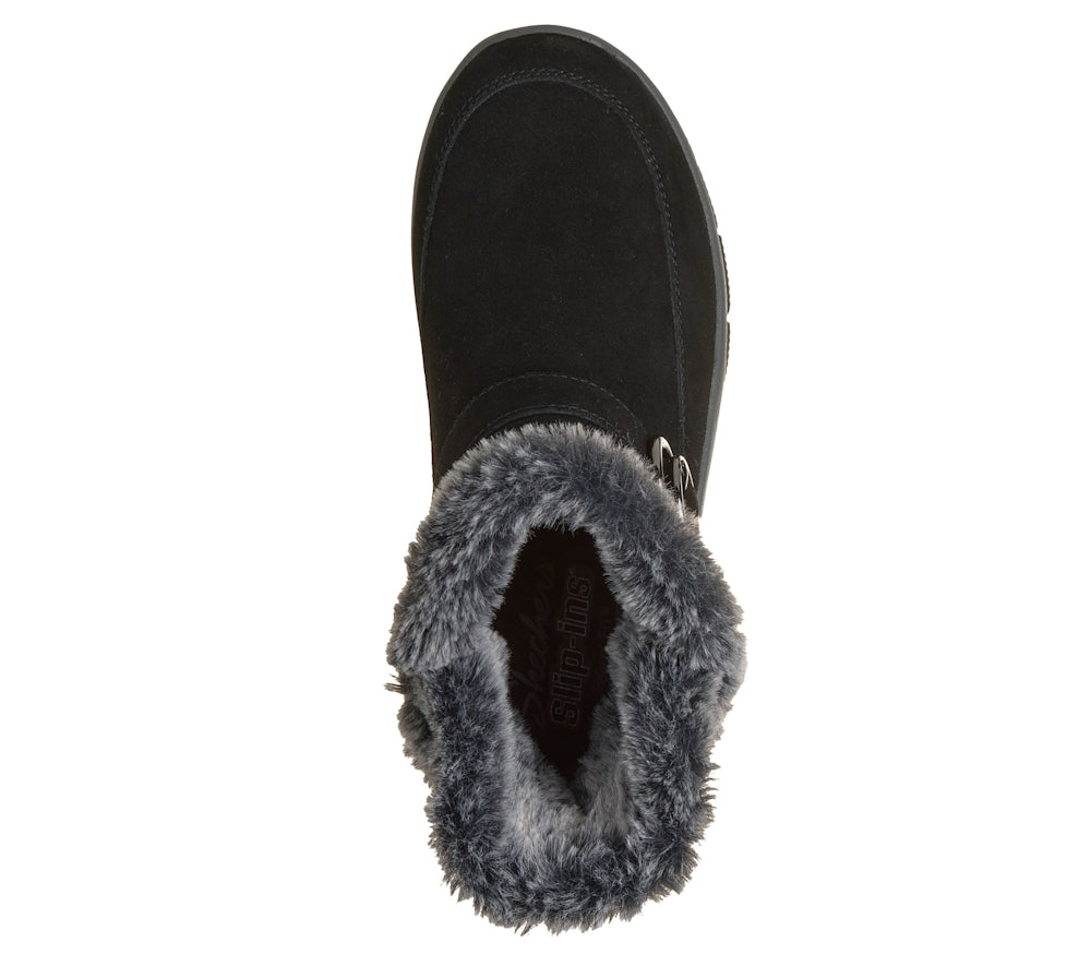 Skechers 168185/BLK Slip-ins Relaxed Fit: Easy Going - Gentle Winter - Black