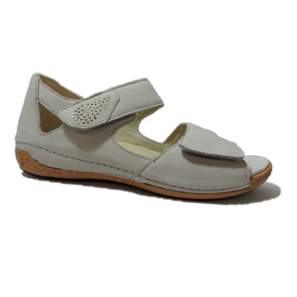 Waldlaufer Heliett Wide Fitting Sandal - Cement - image 001 |ww_colour=cement|ww_order=001|