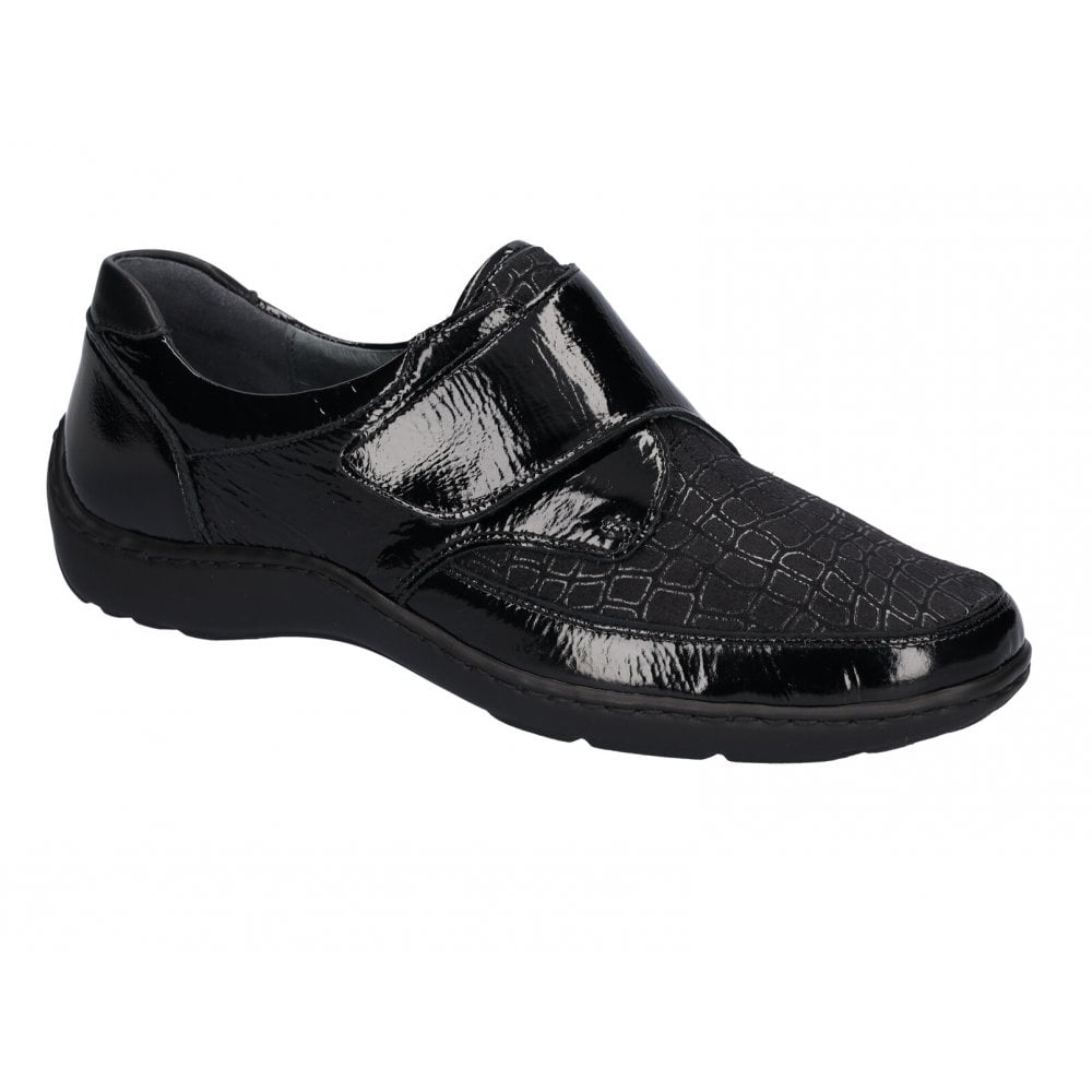 Waldlaufer Henni-Soft Women's Shoes - Black Patent - image 001 |ww_colour=black-patent|ww_order=001|