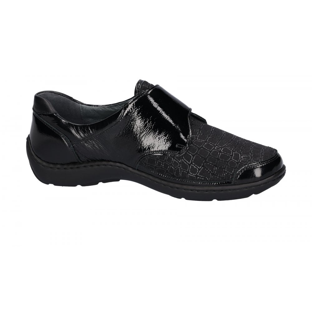 Waldlaufer Henni-Soft Women's Shoes - Black Patent - image 002 |ww_colour=black-patent|ww_order=002|