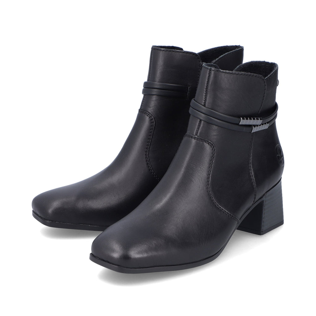 Rieker Susi Block 70973 Heeled Boots - Black - image 003 |ww_colour=black|ww_order=003|