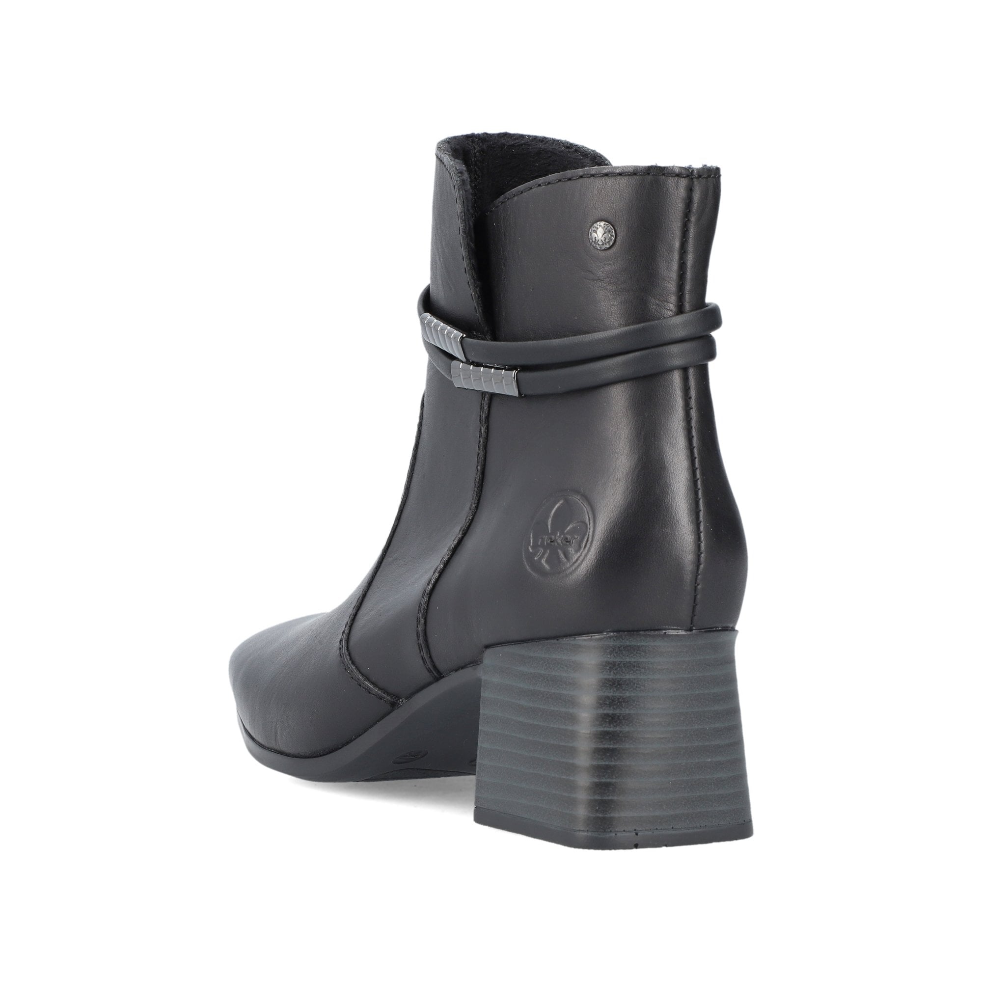 Rieker Susi Block 70973 Heeled Boots - Black - image 006 |ww_colour=black|ww_order=006|