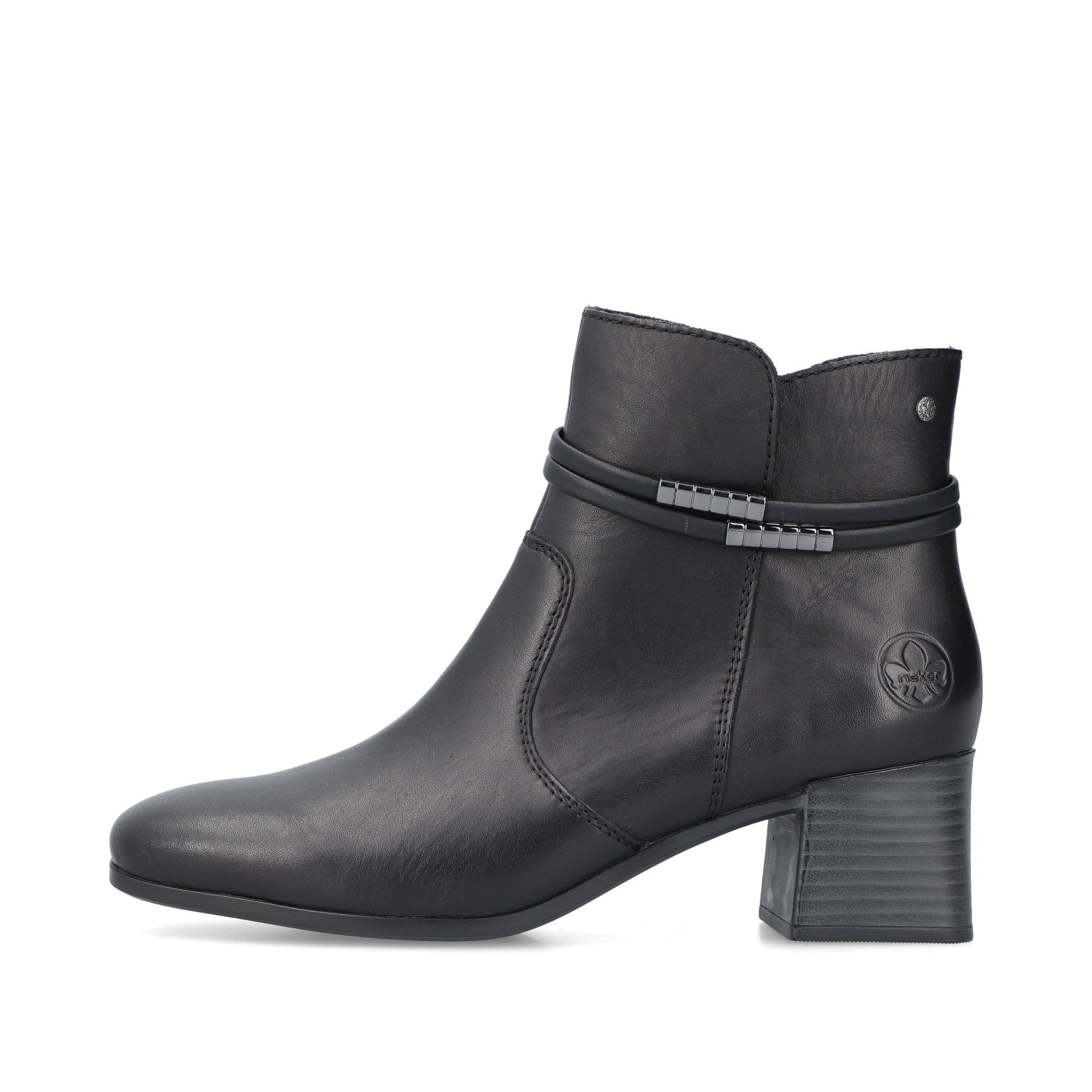 Rieker Susi Block 70973 Heeled Boots - Black - image 009 |ww_colour=black|ww_order=009|