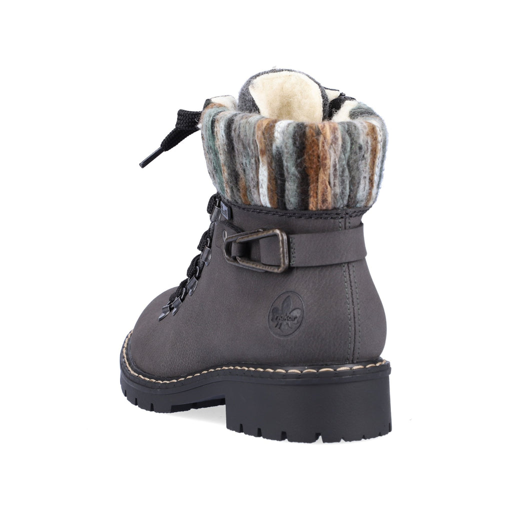Rieker Y9131 Waterproof Hiker Style Boot - Grey - image 006 |ww_colour=grey|ww_order=006|