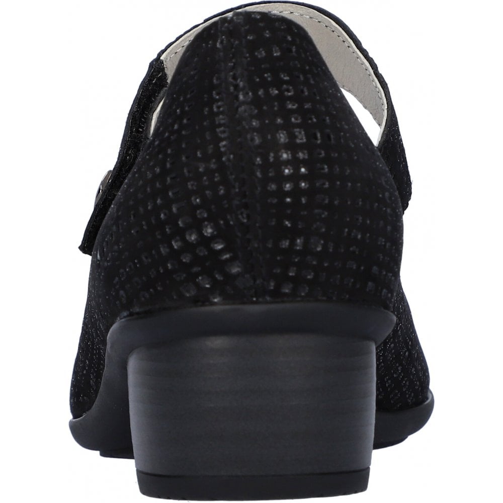 Waldlaufer Haifi Classic Court Shoe - Black - image 003 |ww_colour=black|ww_order=003|