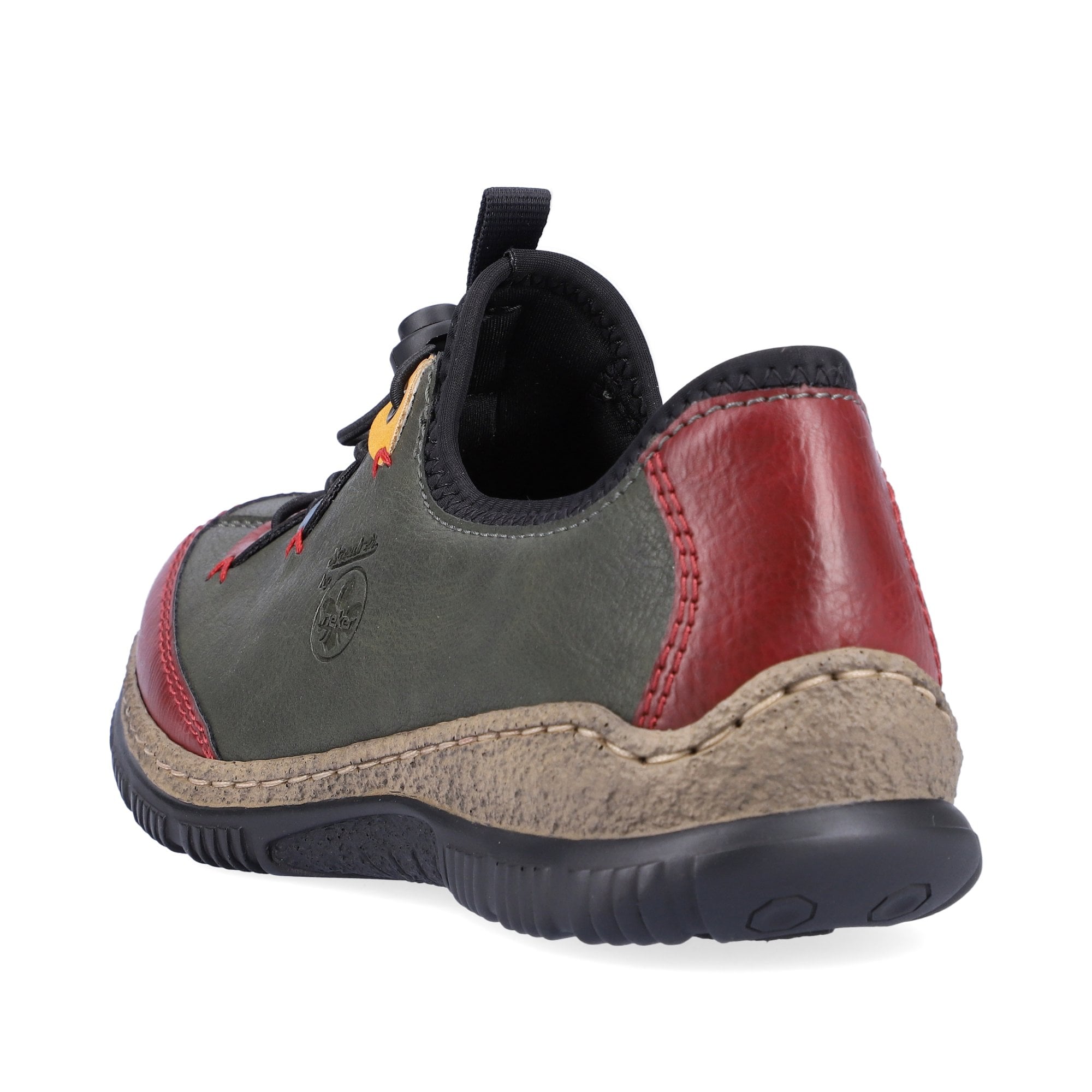 Rieker Adjustable Casual Slip On Shoe - Green - image 005 |ww_colour=green|ww_order=005|