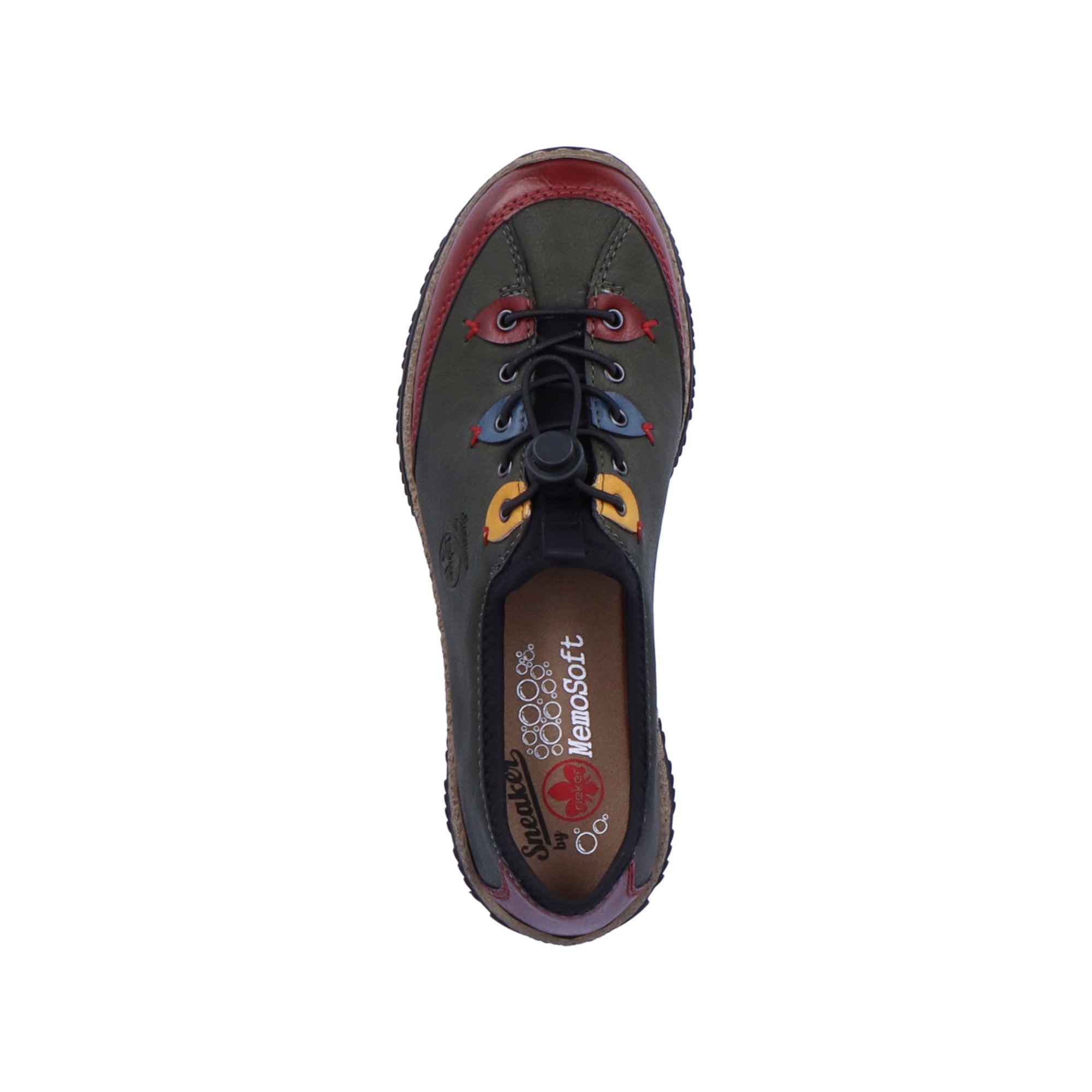 Rieker Adjustable Casual Slip On Shoe - Green - image 006 |ww_colour=green|ww_order=006|