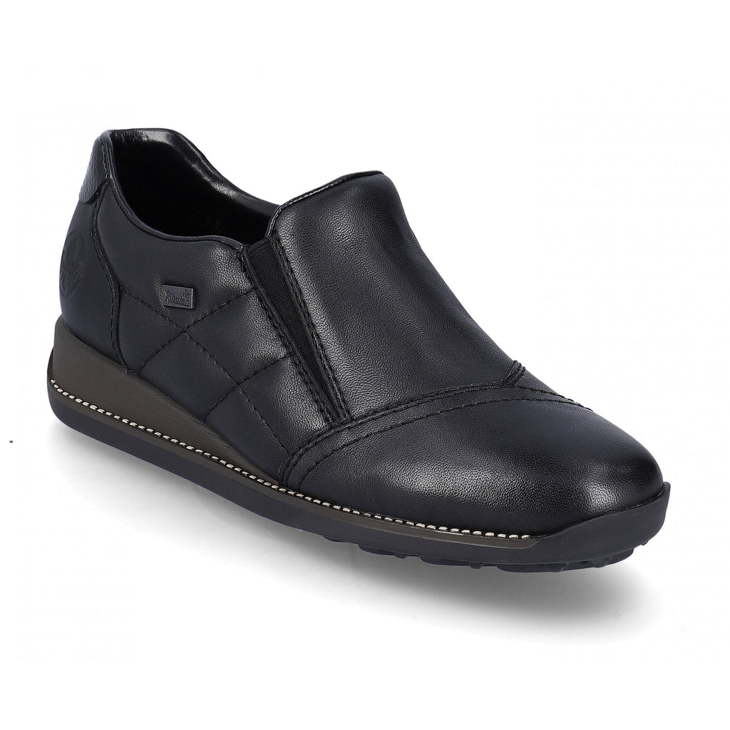 Rieker 44277 Zip Up Shoe - Black - image 001 |ww_colour=black|ww_order=001|