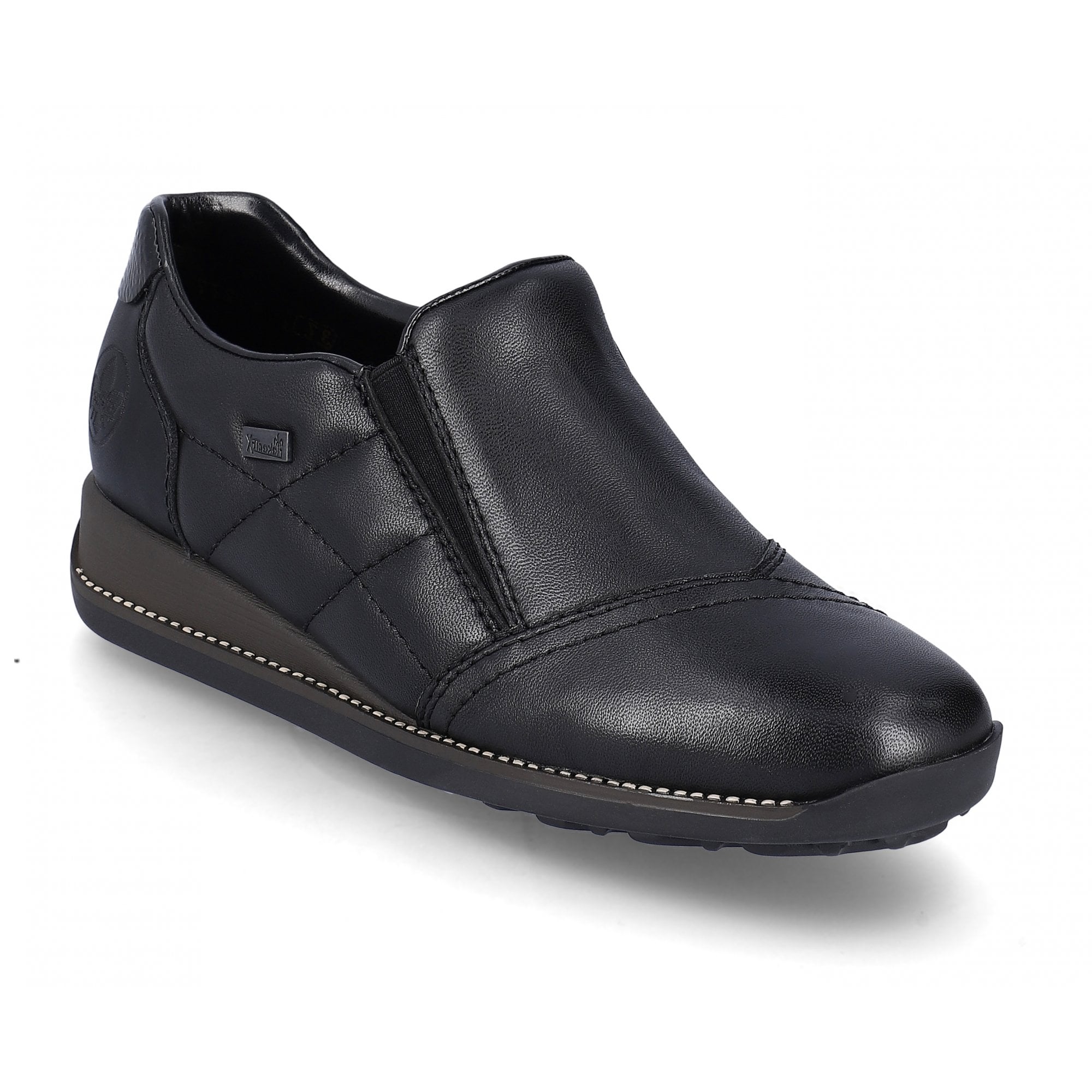 Rieker 44277 Zip Up Shoe - Black - image 001 |ww_colour=black|ww_order=001|