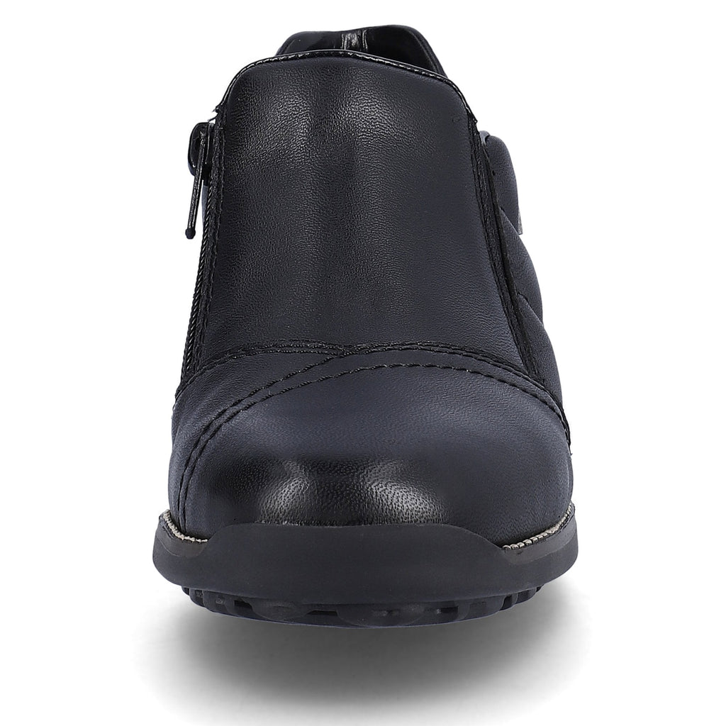 Rieker 44277 Zip Up Shoe - Black - image 008 |ww_colour=black|ww_order=008|