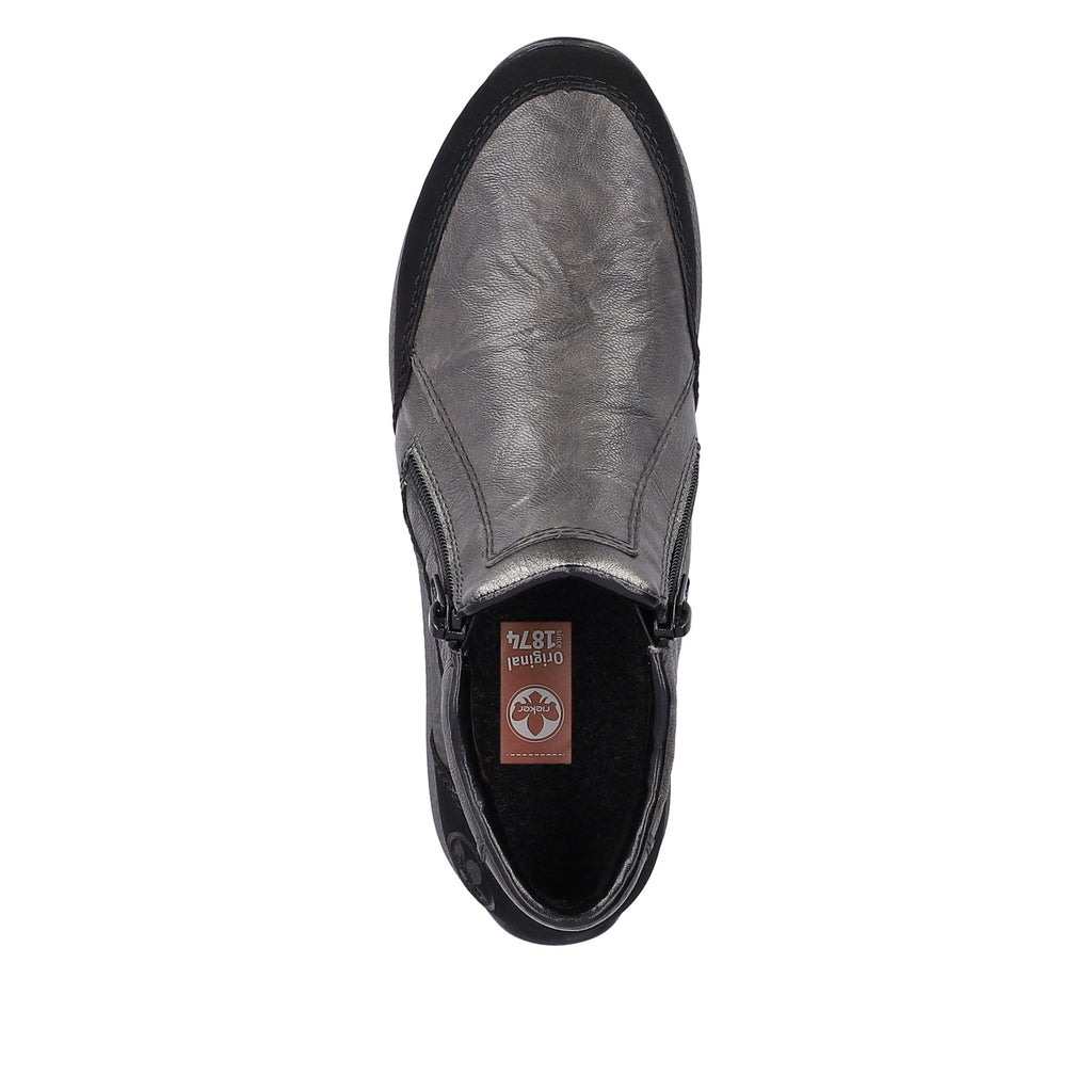 Rieker Denya N1152 Low Cut Wide Fitting Boot - Grey - image 004 |ww_colour=grey|ww_order=004|