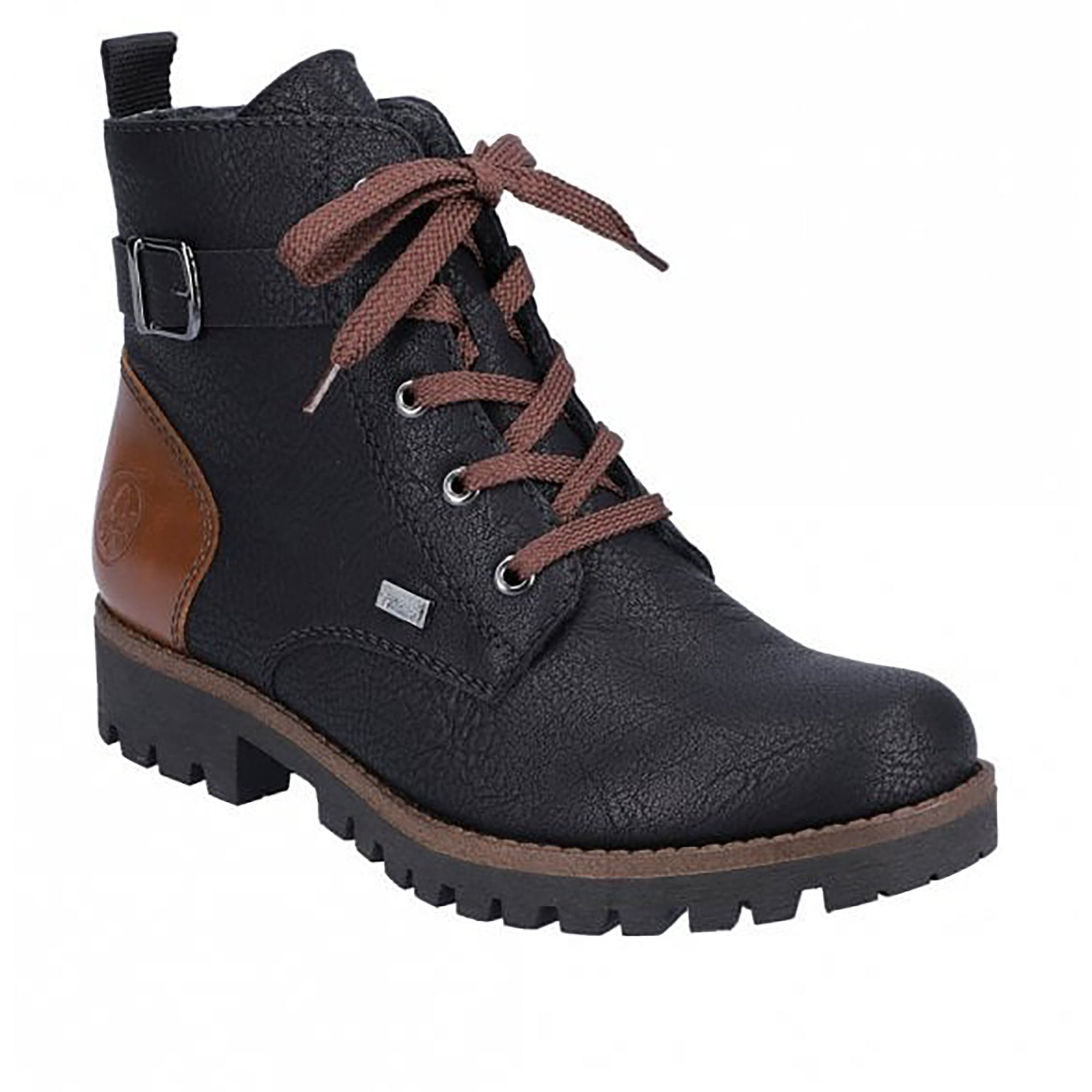 Rieker 78502 Lace-Up Boots - Black - image 001 |ww_colour=black|ww_order=001|