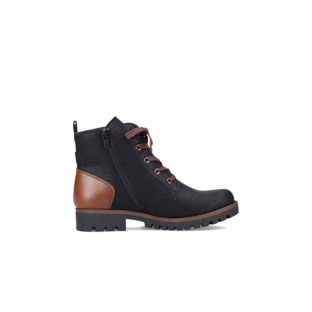 Rieker 78502 Lace-Up Boots - Black - image 004 |ww_colour=black|ww_order=004|